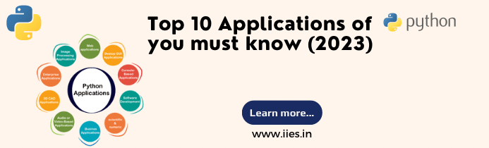 Top 10 Applications of Python You Must Know (2023) - IIES