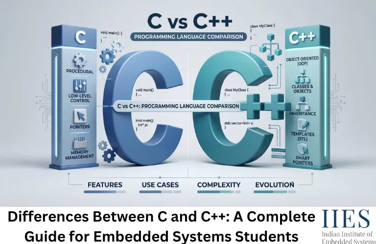 Differences Between C and C++: A Complete Guide for Embedded Systems Students