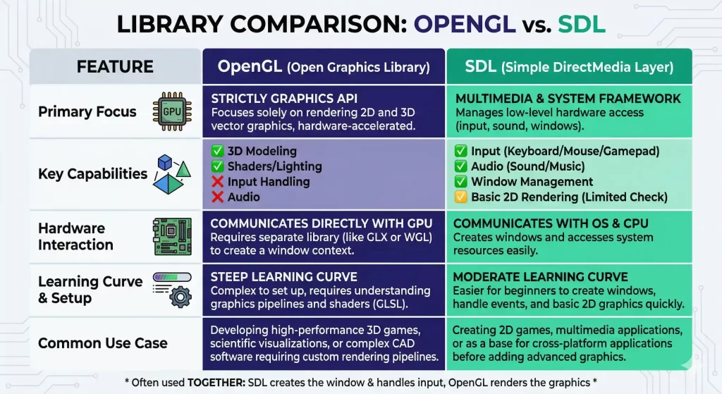 OpenGL vs SDL