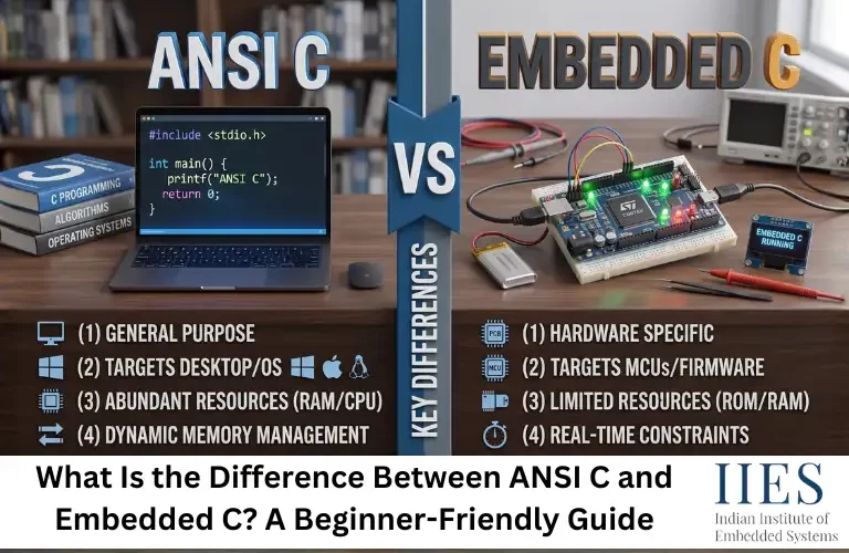 What Is the Difference Between ANSI C and Embedded C A Beginner-Friendly Guide