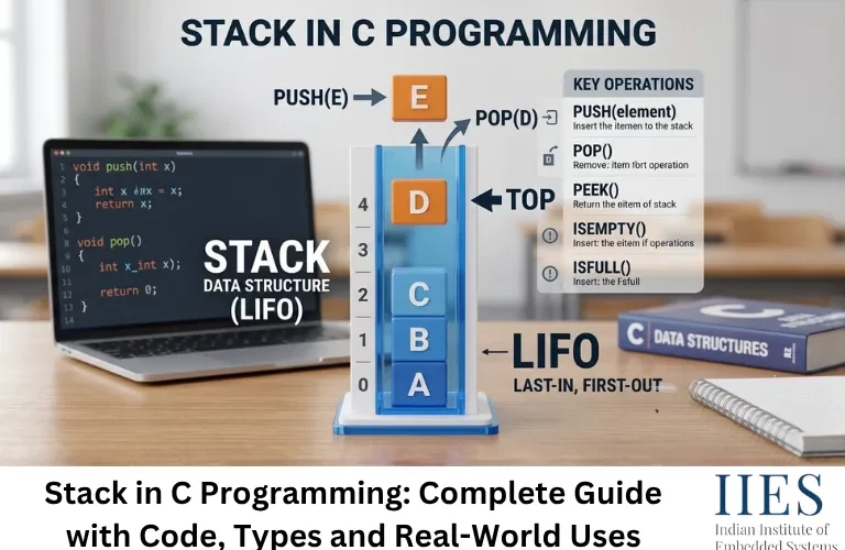 Stack in C Programming: Complete Guide with Code, Types and Real-World Uses