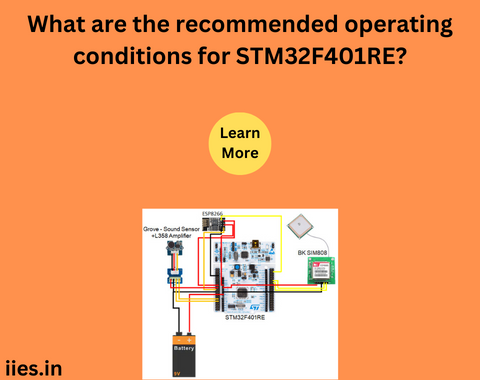 What are the recommended operating conditions for STM32F401RE?