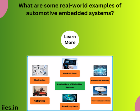 What are some real-world examples of automotive embedded systems?