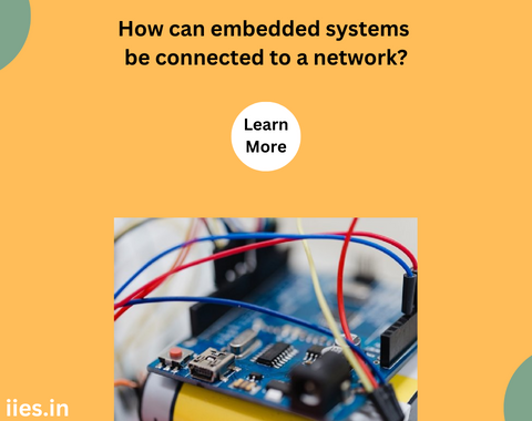 How can embedded systems be connected to a network?