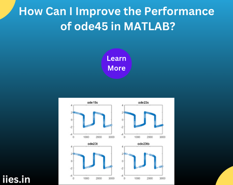 How Can I Improve the Performance of ode45 in MATLAB?