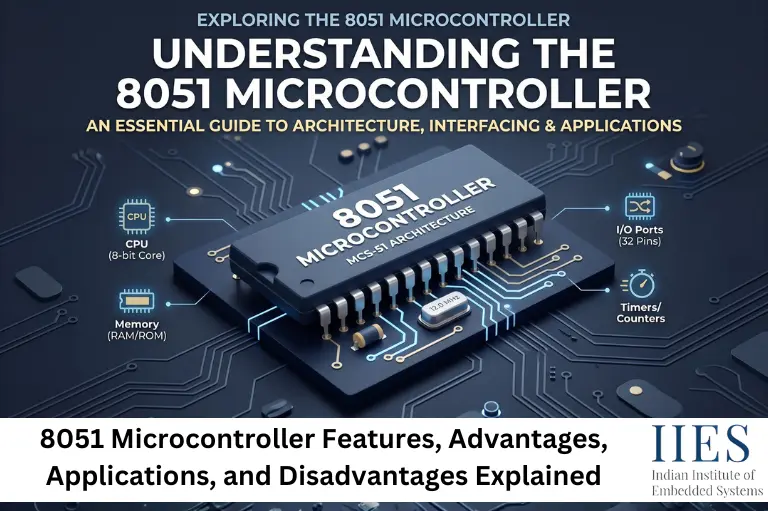 8051 Microcontroller Features, Advantages, Applications, and Disadvantages Explained