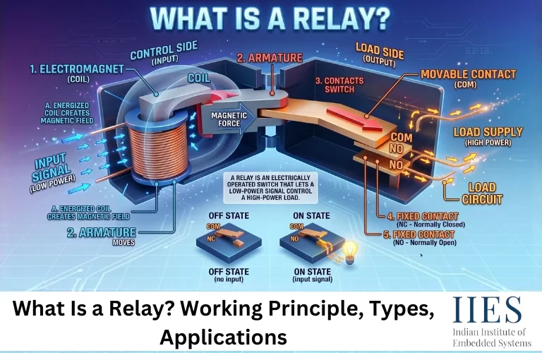 What Is a Relay Working Principle, Types, Applications