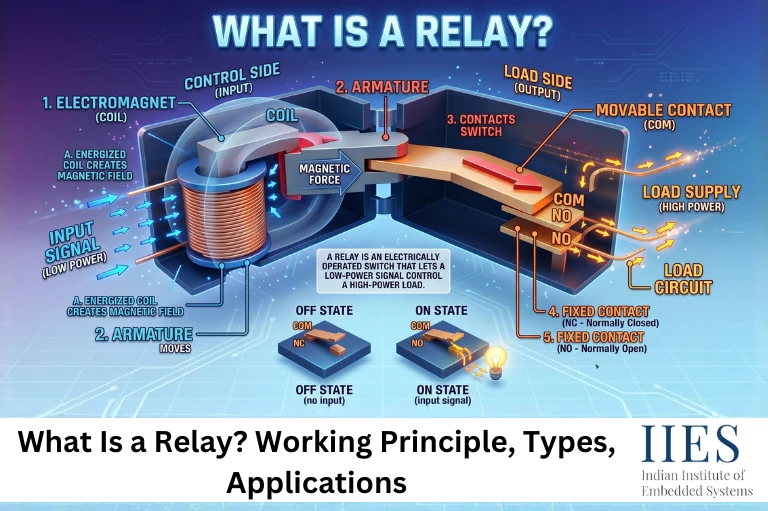 What Is a Relay Working Principle, Types, Applications