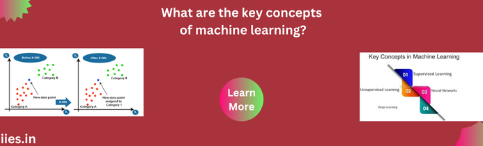 What are the key concepts of machine learning?