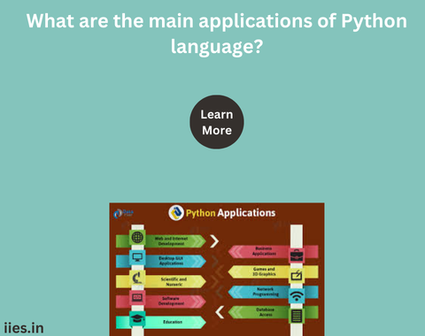 What are the main applications of Python language?