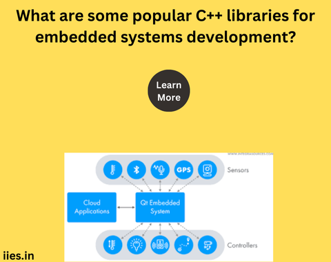 What are some popular C++ libraries for embedded systems development?