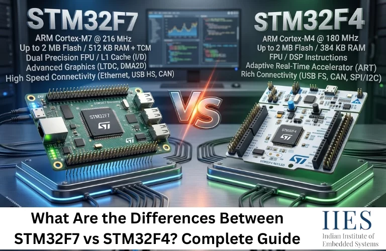 What Are the Differences Between STM32F7 vs STM32F4