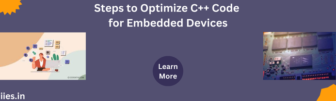 Steps to Optimize C++ Code for Embedded Devices