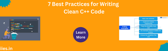 7 Best Practices for Writing Clean C++ Code