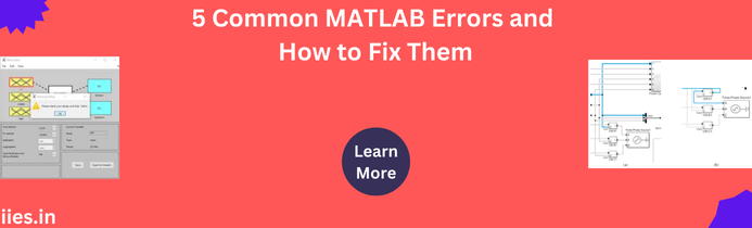 5 Common MATLAB Errors and How to Fix Them