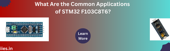 What Are the Common Applications of STM32 F103C8T6?