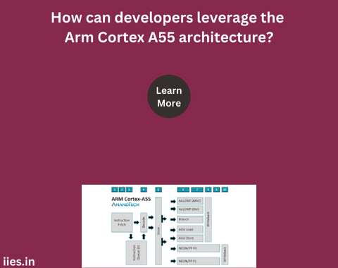 How can developers leverage the Arm Cortex A55 architecture?