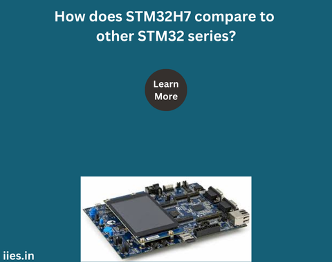 How does STM32H7 compare to other STM32 series?