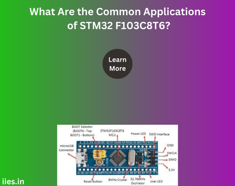 What Are the Common Applications of STM32 F103C8T6?