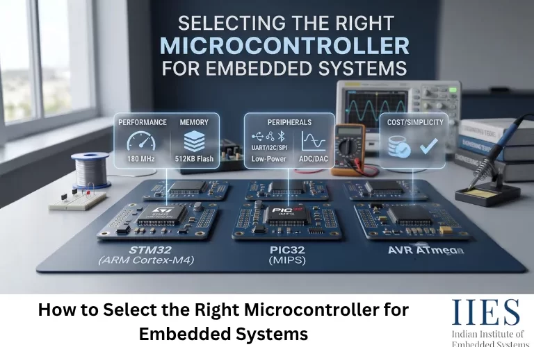 How to Select the Right Microcontroller for Embedded Systems