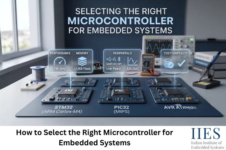 How to Select the Right Microcontroller for Embedded Systems