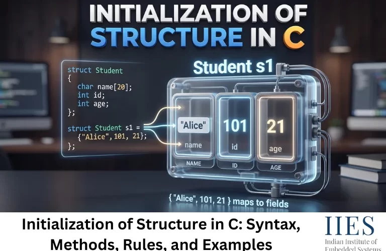 Initialization of Structure in C Syntax, Methods, Rules, and Examples
