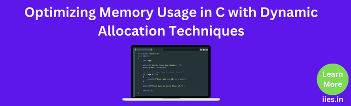 Optimizing Memory Usage in C with Dynamic Allocation Techniques