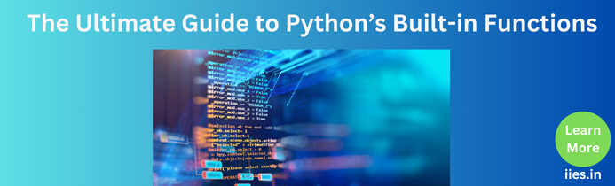 Python Built in Functions