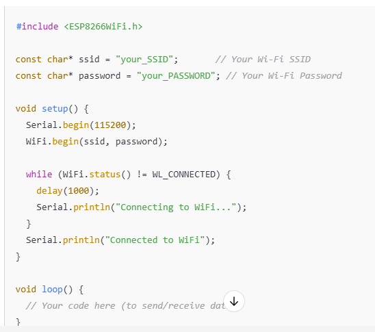 Connect the Arduino to WI-FI