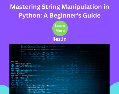 Mastering String Manipulation in Python: A Beginner's Guide