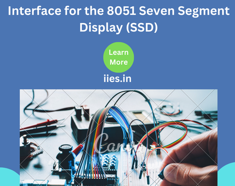 Interface for the 8051 Seven Segment Display (SSD)