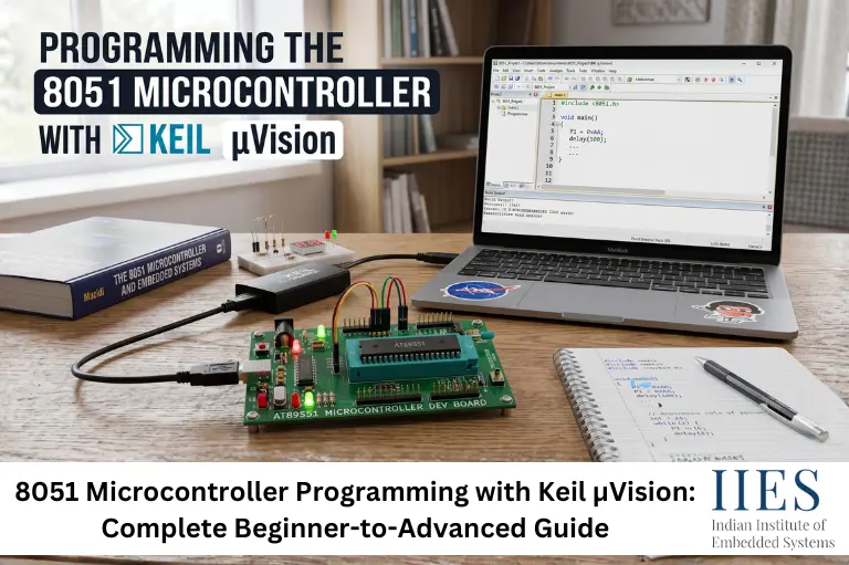 8051 Microcontroller Programming with Keil µVision Complete Beginner-to-Advanced Guide