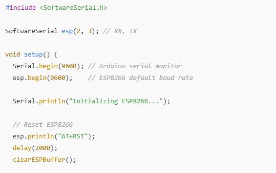 Arduino Wi-Fi Connection Setup Using ESP8266