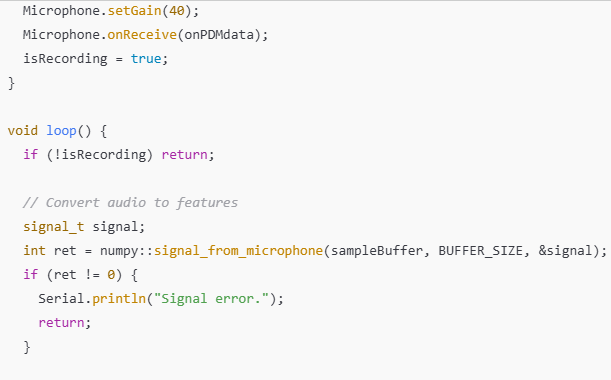 Overview of Real
Time Voice Command
Recognition with
Tiny ML on Arduino