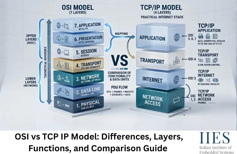 OSI vs TCP IP Model Differences, Layers, Functions, and Comparison Guide