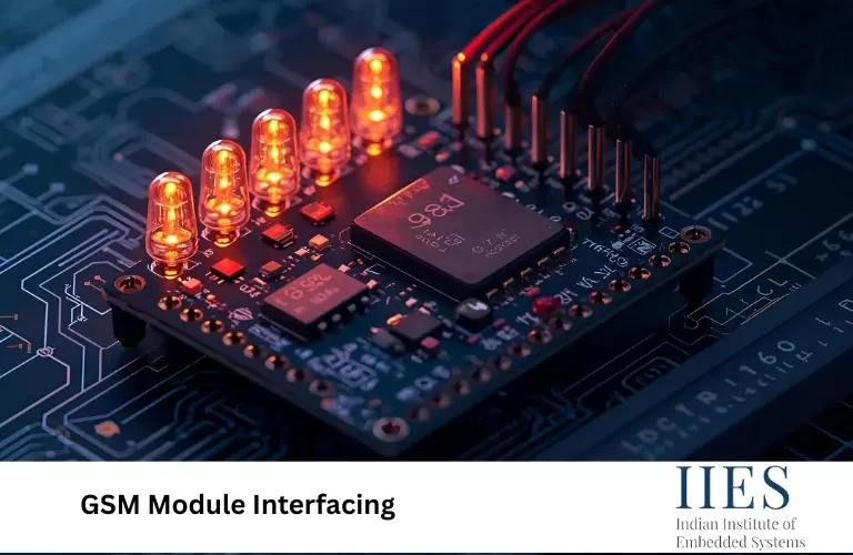 GSM Module Interfacing with LPC1768 for IoT using SIM300 module