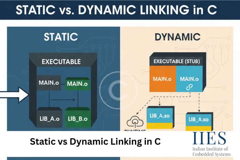 Static vs Dynamic Linking in C