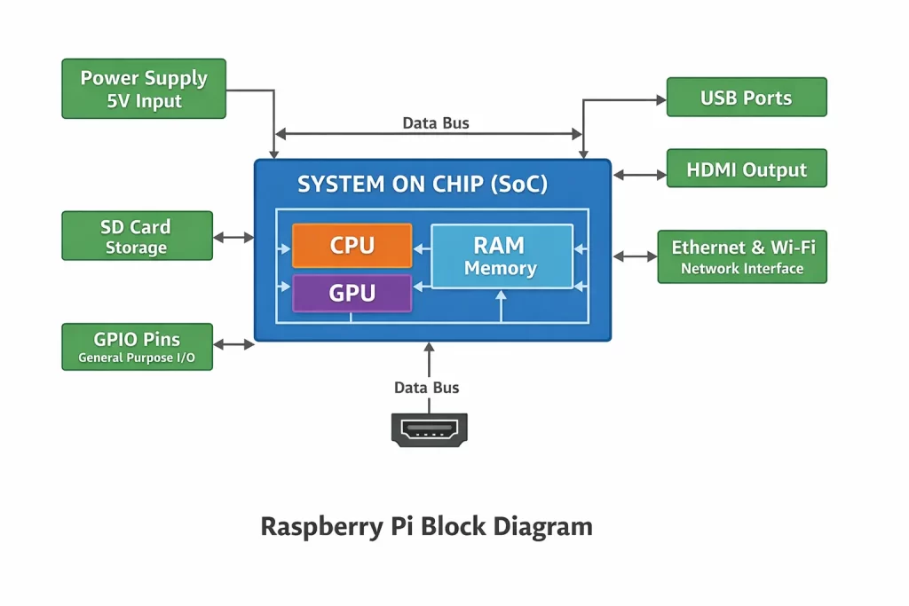 Raspberry Pi Block Diagram