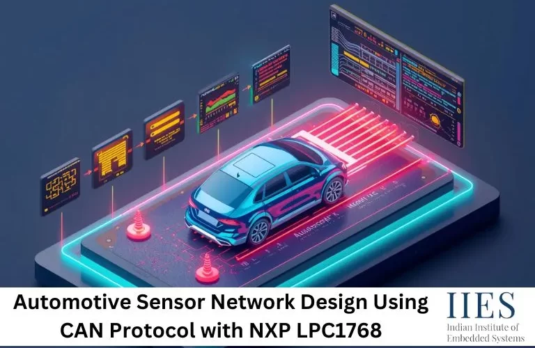 Automotive Sensor Network Design Using CAN Protocol with NXP LPC1768