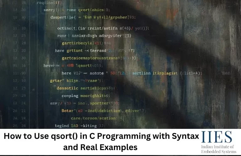 Guide to qsort() in C