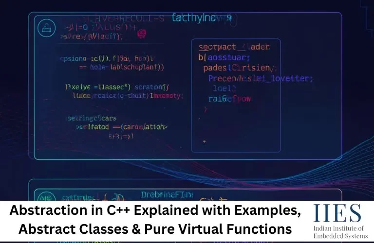 Abstraction in C++ Explained with Examples, Abstract Classes & Pure Virtual Functions