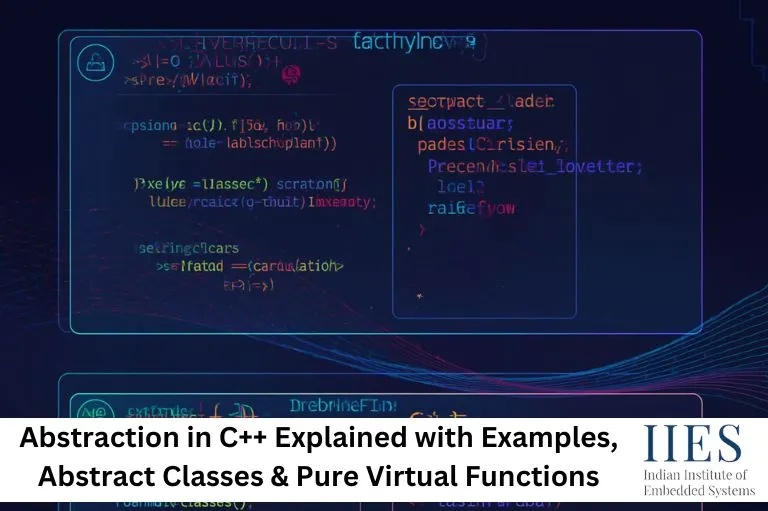 Abstraction in C++ Explained with Examples, Abstract Classes & Pure Virtual Functions