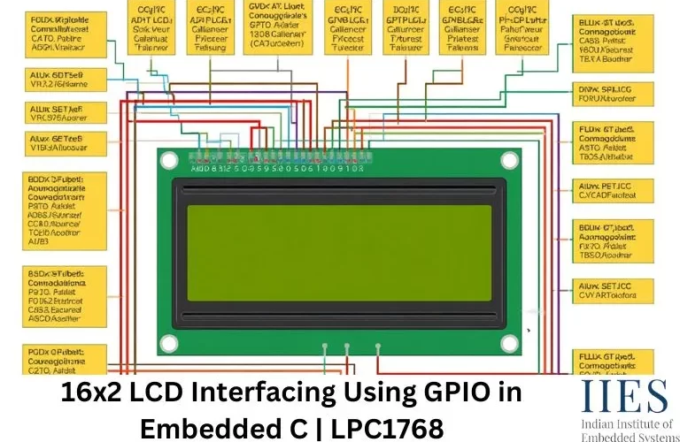16x2 LCD Interfacing Using GPIO in Embedded C LPC1768